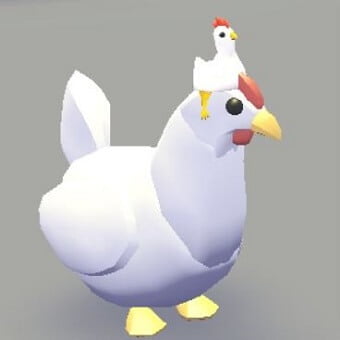 La gallina, mascota de adopt me