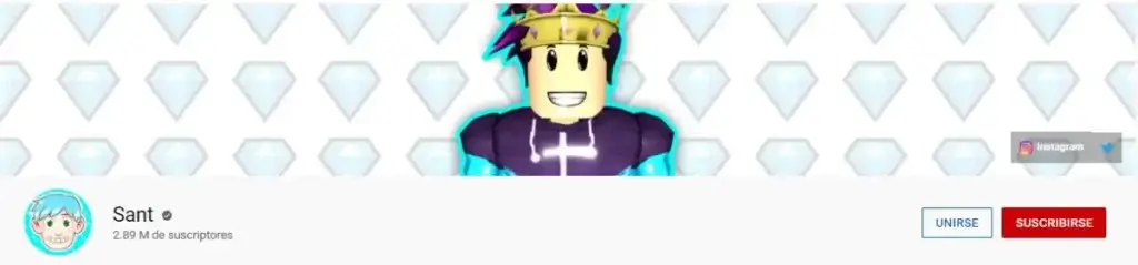 Youtuber Sant Roblox.