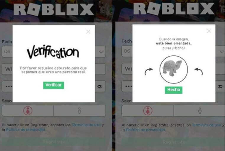 Cómo crear una cuenta en Roblox.
