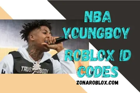 Texto: Nba Youngboy Roblox Id Codes, sobre imagen del cantante.