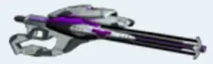 Rifle de laser purpura